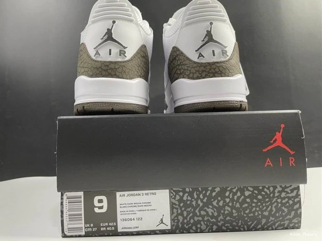 Kick Theory (2018) 136064-122 Air Jordan 3 Retro Mocha 0806